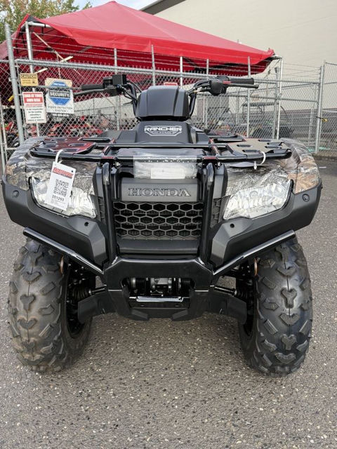 2027 Honda FourTrax Rancher 4X4 TrueTimber® Atera Camo photo 3