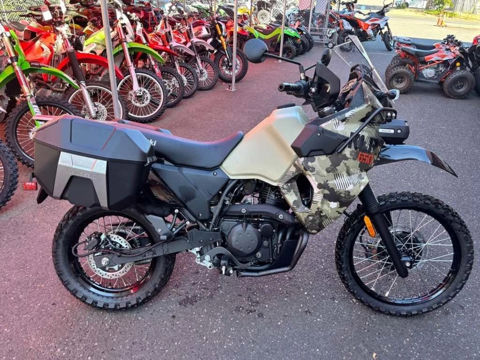 2025 Kawasaki KLR®650 Adventure ABS Cypher Camo Beige photo 4