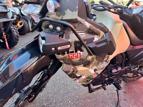 2025 Kawasaki KLR®650 Adventure ABS Cypher Camo Beige photo 2
