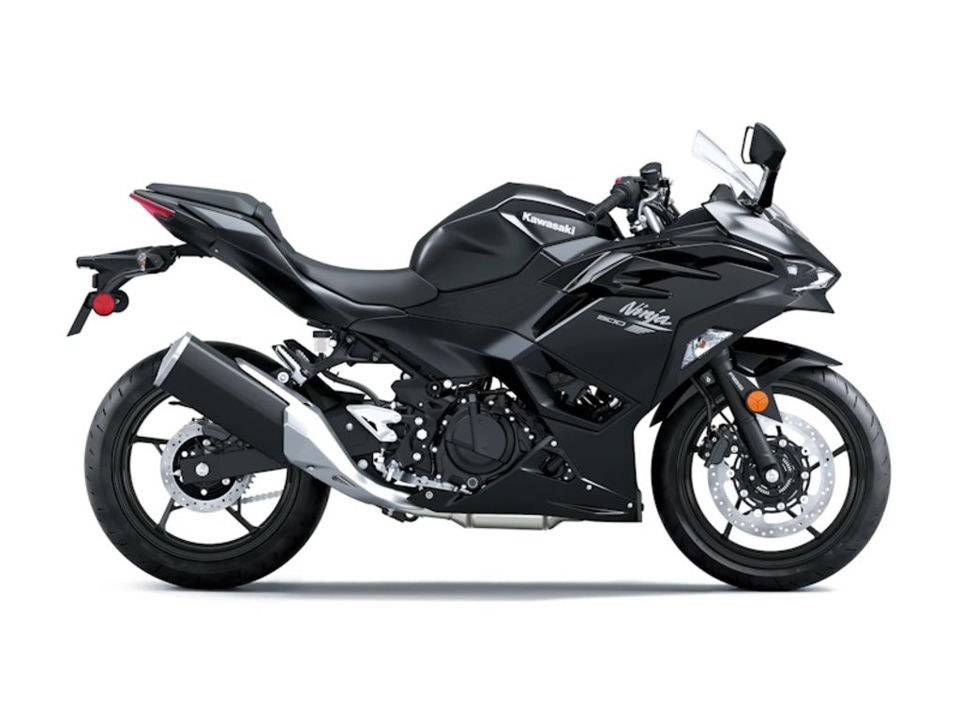 2026 Kawasaki Ninja® 500 Metallic Flat Spark Black photo 1