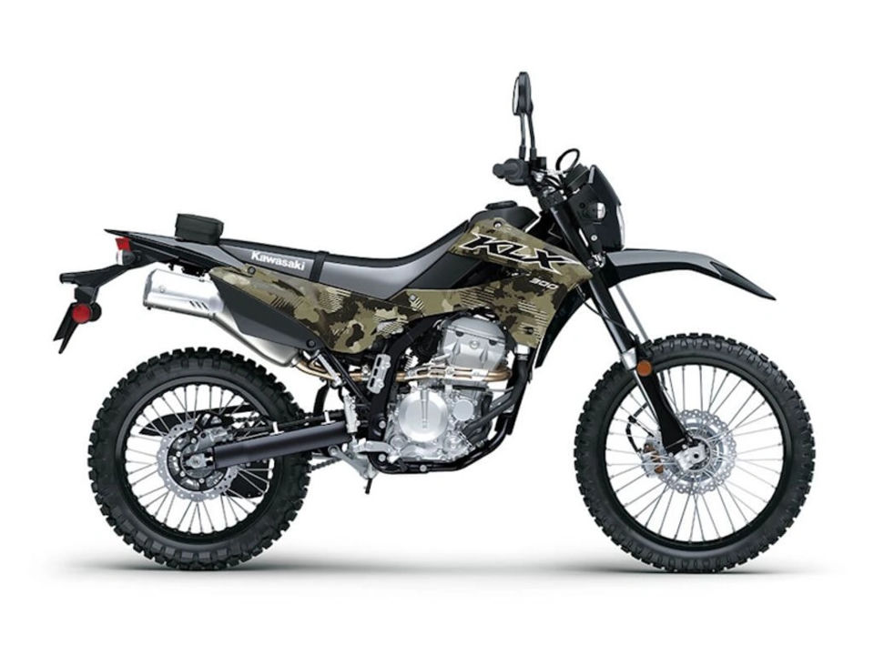 2026 Kawasaki KLX®300 Cypher Camo Beige photo 1